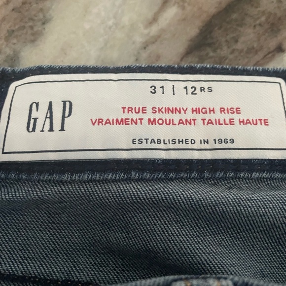 Gap Size 31 True Skinny High Rise - Picture 2 of 4
